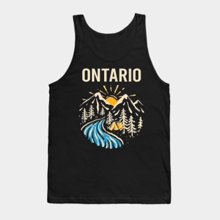Vintage Nature Landscape - Ontario Tank Top